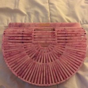 Cult Gaia “ark” purse in pink